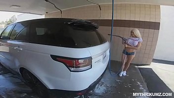 Preview 2 of Beauty Desi - Thickies wet car wash ends with wild pussy fuck