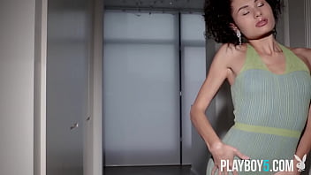 Preview 1 of Boy Teaching Gust Time - Tiny Moldovian teen beauty with Playboy exposing her amazing body