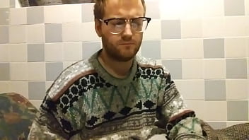 Preview 3 of School Grilz Sex - Otter in Sweater Jerks Off