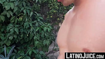 Preview 3 of Sex Porn Asia Tenggara - LatinoJuice.com - Axel Yerel &amp_ James VIP &amp_ Axxl Mart - Beefy James VIP and Axxly Mart takes turns to bareback each other