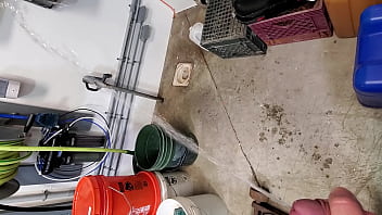 Preview 2 of Mouni Roy Nude Hairy - Late night pissing in the garage