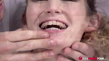 Preview 4 of Moms Movie At Home Xxx Son - Beauty And The Teeth - FULL SCENE ON http://TeenBracesPorn.com