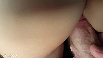 Preview 2 of Angela White And Kimmy Granger - Young couple fucks for the first time outdoors! He can&#039_t resist and cums on her pussy! LustTaste