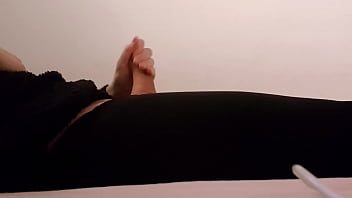 Preview 4 of Mexican Girl Masterbating Squirt - Femboy jerking off and playing with ass in tights - epicfemboii