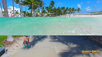 Preview 1 of Wwwxxx Sanilion - BANGBROS - Beach Day