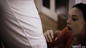 Preview 1 of All Girls Girlssex - Crazy family triangle with busty and teen siblings