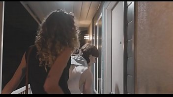 Preview 1 of Boobs Press Kiss Only School - Natalie Mars tranny fucks girl
