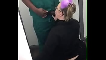 Preview 1 of Madhori Dicshat - Sucking dick on Halloween in a Walmart changing room