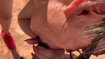Preview 3 of Horny Tenish - Mixed girl sucking black dick