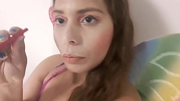Preview 1 of Fat Ass Columbian Hooker Babe - Ginger Paris smoking strawberry vape