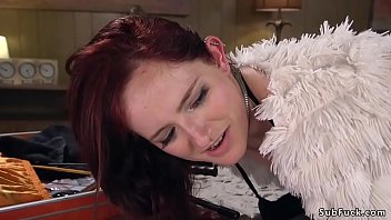 Preview 1 of Mature Hermaphrodite Ejaculating - Dude anal fucks redhead pro slave