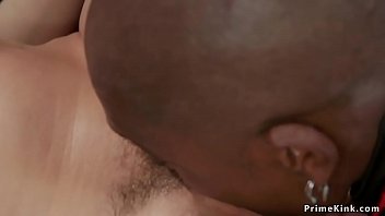 Preview 4 of Hot Wanking - Busty Milf massage prostate to black