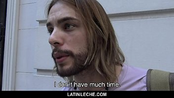 Preview 2 of Reshma Videuo - LatinLeche - Latino Kurt Cobain Lookalike Fucks A Horny Cameraman For Cash