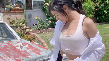 Preview 1 of Sexy Teen Strips Nude Video - Savannah Sixx with perfect boobs fucks at home