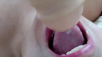 Preview 4 of Pornhubsu Com - Dildo cums in mouth