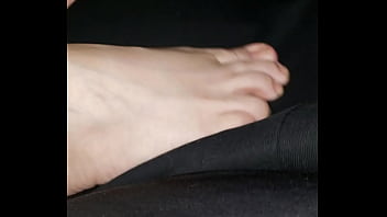 Preview 2 of Vicky Braun And Norma - My girlfriend Rubbing my crotch with her feet