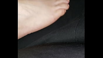Preview 3 of Vicky Braun And Norma - My girlfriend Rubbing my crotch with her feet