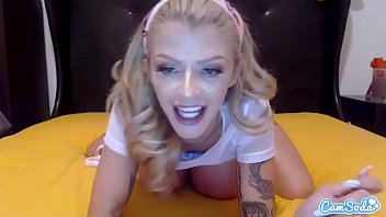 Preview 4 of New Porn Full Movies - Camsoda - Joslyn James First time on Webcam Masturbation