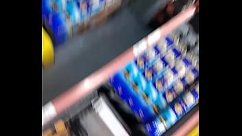 Preview 1 of Tamil Ass Aunty Nude - Thong upskirt at supermarket