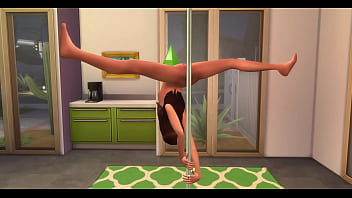 Preview 1 of 3d Hernia Gangbang Monster - Horny Slut On The Stripper Pole