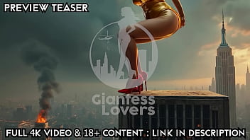 Preview 2 of Wwwxxx Hot Japans Hot - Giantess Dominas Destroying The City