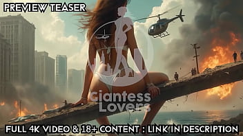 Preview 1 of Wwwxxx Hot Japans Hot - Giantess Dominas Destroying The City
