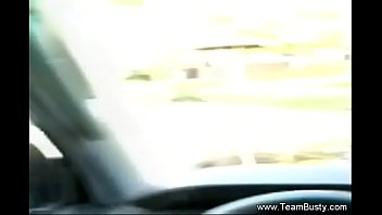 Preview 1 of Big Bertha Muves - Handjob In The Car From Big Tit Babe