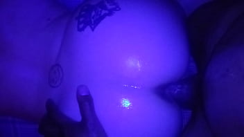 Preview 1 of Aunty Big Mango Fuck Callgirl - A different breed PAWG purple glow.....customs available