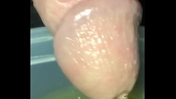 Preview 3 of Xx Sexy Girl Kissing Boy - Close up pissing in my car
