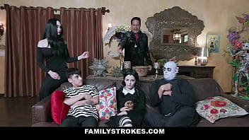 Preview 3 of Daisy Marie On A Tv Date - Adam&#039_s FAM,  stepMOM,  stepDAD,  stepDAUGHTER,  stepSON- Audrey Noir &amp_ Kate Bloom
