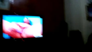 Preview 2 of Coll Girl Contect Number - Tanga en la televisi&oacute_n.
