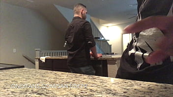 Preview 1 of Upskirt Girdle - @santidepr dominant latino submissive slave
