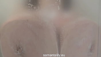 Preview 4 of Six Girls And Dog - my big boobs in the bath