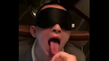 Preview 1 of Sado Porn - cum facial for Asian slave