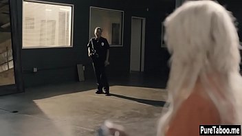 Preview 2 of Milf Sonja - Nasty blonde got caught by a bad busty lesbian cop