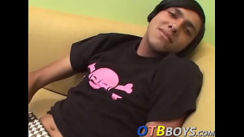 Preview 1 of Hindi Animal Video Hd - tender latino Matias tugging his big hard dong until he cums