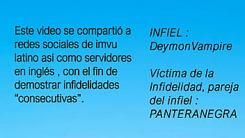 Preview 1 of Full Hd Brazzar Video - INFIDELIDAD DemonVampire - Cuernos a PANTERANEGRA