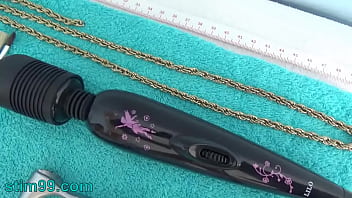 Preview 1 of Ikra Mafia - Masturbate Peehole with Toothbrush and Chain into Urethra