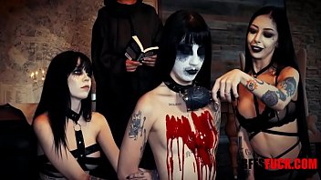 Preview 2 of Maun Botswana - Sexorcism- Leda Elizabeth,  Charlotte Sartre,  Harlowe Blue