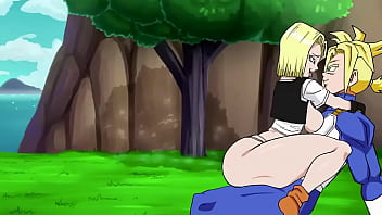 Preview 3 of Fat Hd Pona - Android 18 gets fucked by SSJ Trunks