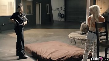 Preview 1 of Bdsm Bol Inject Porn - Big boobs female cop arrested a petite teen vandal