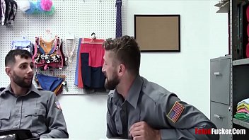 Preview 1 of Mom Xym - Perverted Gay Cop His Straight Colleague