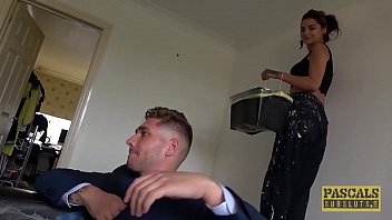 Preview 2 of Man Fukanimal - PASCALSSUBSLUTS - Redhead subslut Cat Collar 3way domination