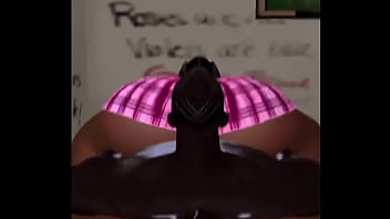Preview 3 of Black Teen Wants White Spunk - slutty college school bitch