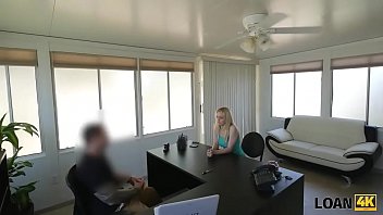 Preview 2 of Jannetfox - LOAN4K. Man grabs camera and organizes porn casting in loan agency