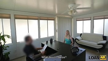 Preview 1 of Jannetfox - LOAN4K. Man grabs camera and organizes porn casting in loan agency