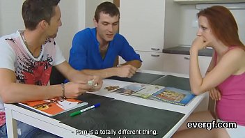 Preview 4 of Kidnap And Kill - Broke stud lets nasty mate to drill his ex-gf for cash