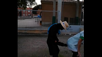 Preview 1 of Wwwnxxxcom Video - El negro del wasap teru se folla a sus mentiras especial Halloween