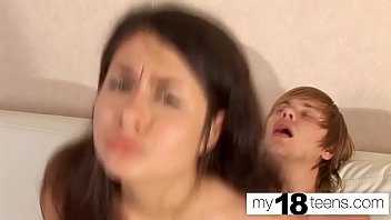 Preview 2 of Desy Bf Hd Hot Sex Sath - MY18TEENS -  Brunette Sucking and Fucking Big Dick Wet Pussy