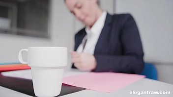 Preview 1 of Beautiful Aass - Business Woman Working on a Huge Cock File
